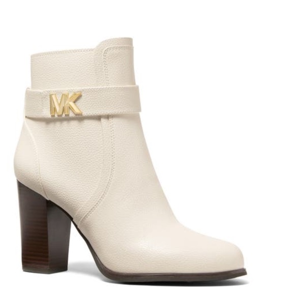 Michael Kors Jilly heeled Bootie in Light Cream - Picture 8 of 8
